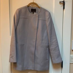 Banana Republic Pea Coat Jacket XS, Slate Gray